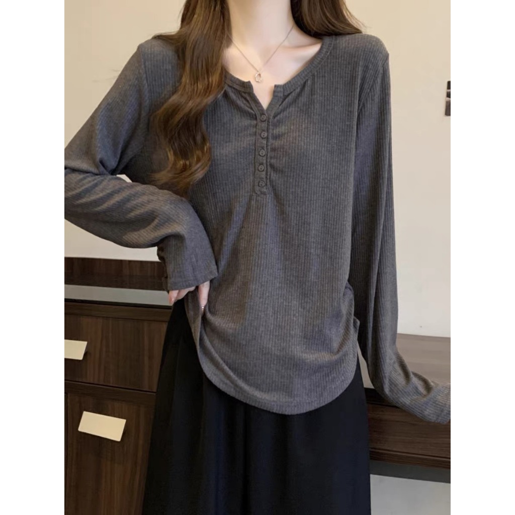 Áo BIGSIZE thun gân dài tay M8980 55-95KG