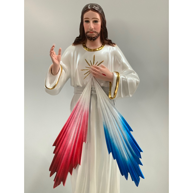 Tượng Chúa Thương Xót 60cm Thiếp Vàng - Tượng Thờ Công Giáo Phanxico Xavie.