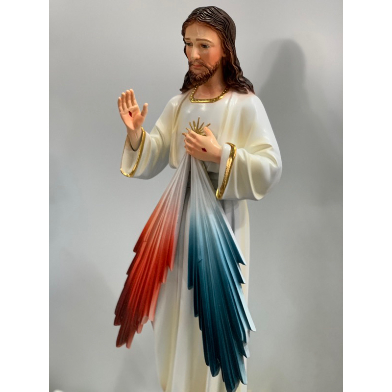 Tượng Chúa Thương Xót 60cm Thiếp Vàng - Tượng Thờ Công Giáo Phanxico Xavie.