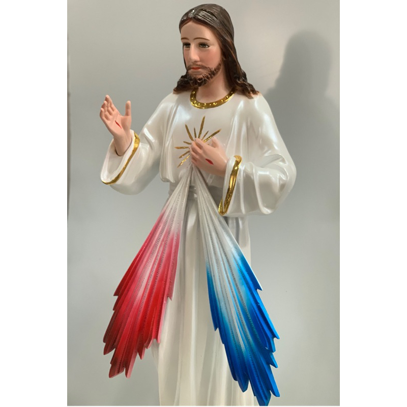 Tượng Chúa Thương Xót 60cm Thiếp Vàng - Tượng Thờ Công Giáo Phanxico Xavie.
