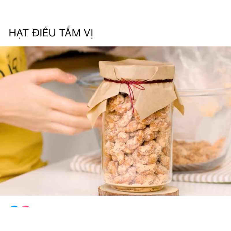 500g Hạt điều tách vỏ nguyên hạt rang chín loại ngon