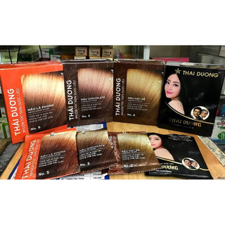 Nhuộm tóc dược liệu thái dương hộp 5 gói 10g