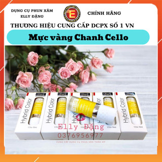 Mực xăm Cello Vàng Chanh, Mực CELLO Vàng chanh Hàn Quốc chính hãng
