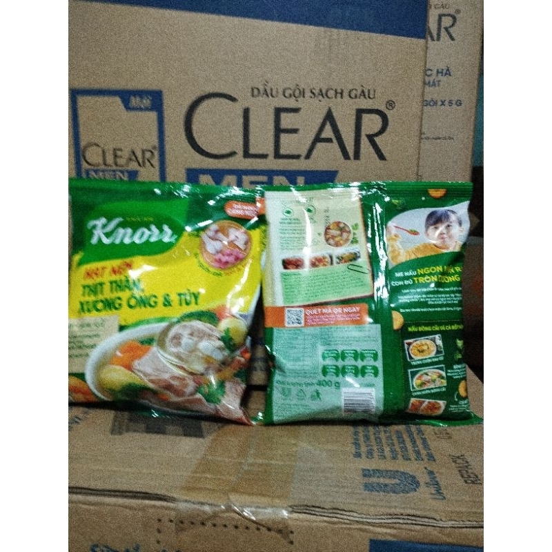 Hạt nêm Knorr Thịt thăn, xương ống và tuỷ 400g