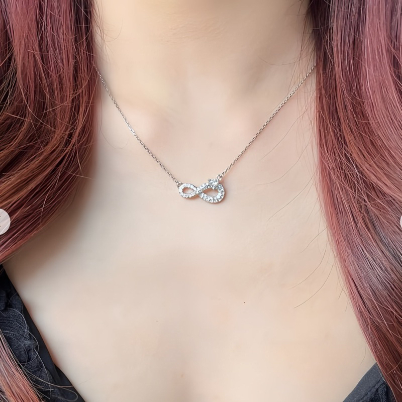 🛍️dây chuyền SWAROVSKI INFINITY vô cực siu xinh🎀