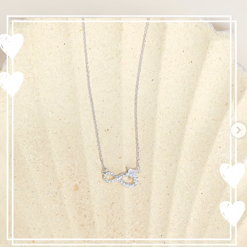 🛍️dây chuyền SWAROVSKI INFINITY vô cực siu xinh🎀