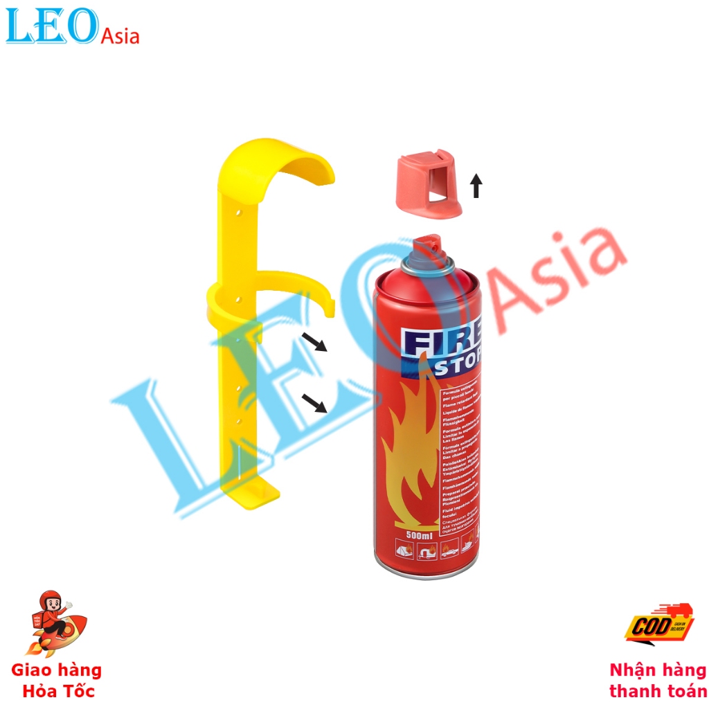 Bình Chữa Cháy Xe Hơi Fire Stop 1000ml Foam An Toàn Di Động Với Sức Mạnh Chữa Cháy