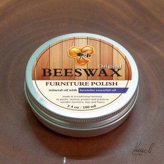 Sáp ong BEES WAX FUNITURE phục hồi, đánh bóng, bảo vệ bề mặt đồ gỗ, sàn gỗ, đồ chơi gỗ 100ml