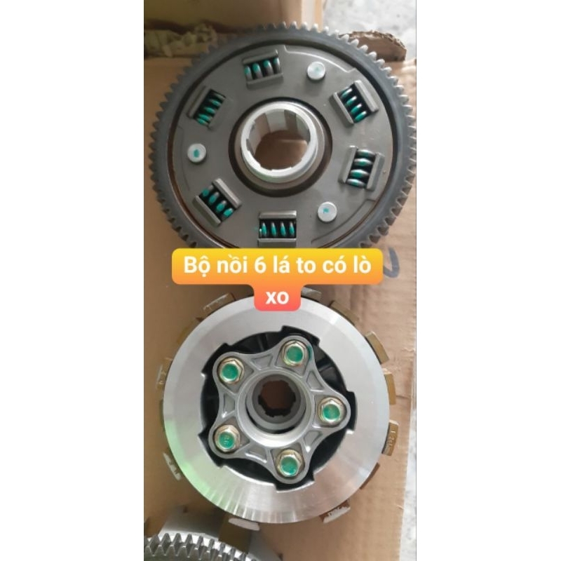 Bộ nồi 6 lá to xe 3 bánh