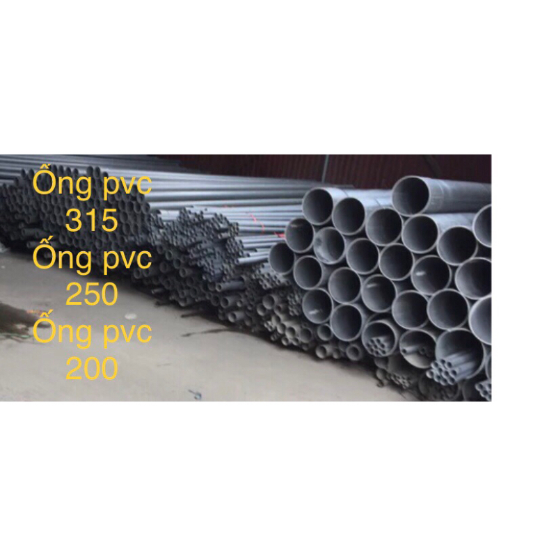 Bán lẻ 1m -1,5m ống 250 pvc dẫn nước -Ống 250 PVC