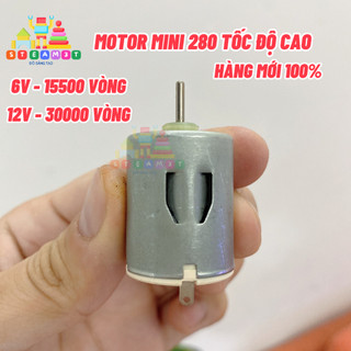 Motor mini 280 tốc độ cao 12V mới 100% cho ô tô mô hình, máy sấy tóc, máy đánh bọt - LK0452