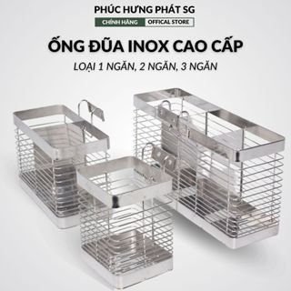 Ống Thưa Đựng Đũa Muỗng Giá Để Đũa Thìa Đủ Loại (1 - 2 - 3 ngăn)
