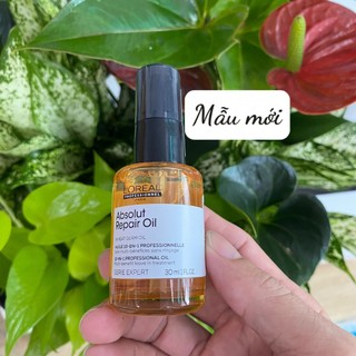 TINH DẦU SERUM PHỤC HỒI TÓC LOREAL ABSOLUTE REPAIR LIPIDIUM 3 TÁC ĐỘNG 30ML