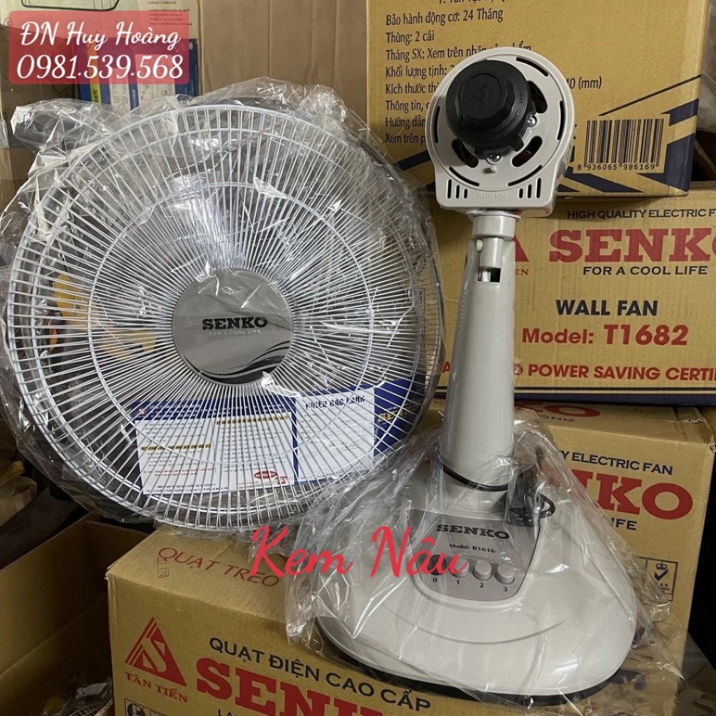 Đã thích  Quạt điện Senko B1216 để bàn nhỏ mini công suất 40W chính hãng Giao màu ngẫu nhiên