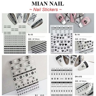 Nail Sticker MIAN_Stick dán móng các mẫu Logo thương hiệu_2