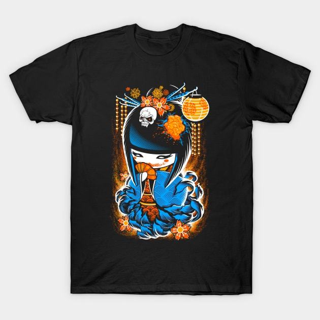 Áo thun Búp bê chuẩn đẹp mới Kokeshi Doll TShirt - TEE8