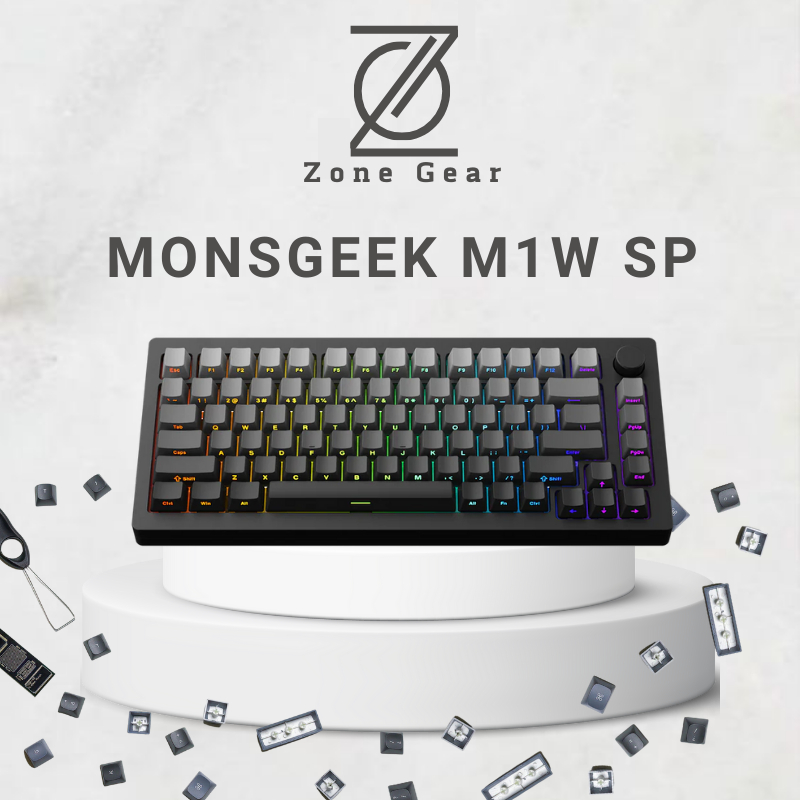 Bàn Phím Cơ MonsGeek M1W - M1W SP (Full Nhôm CNC – Mạch xuôi – 3 Modes)