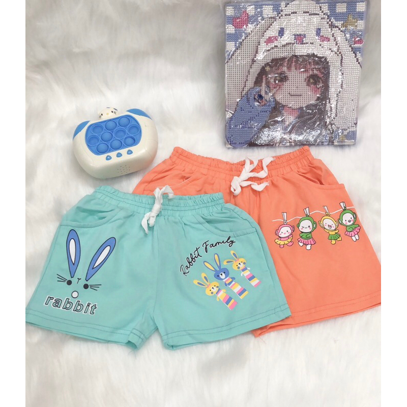 Quần đùi cotton bé gái 8-30kg siêu đẹp