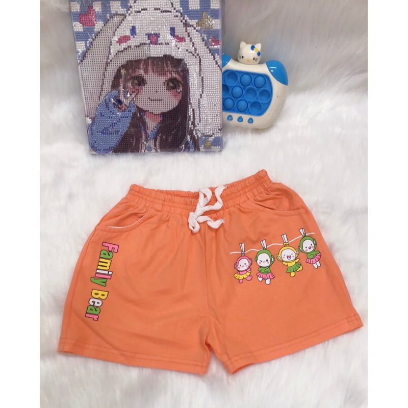 Quần đùi cotton bé gái 8-30kg siêu đẹp