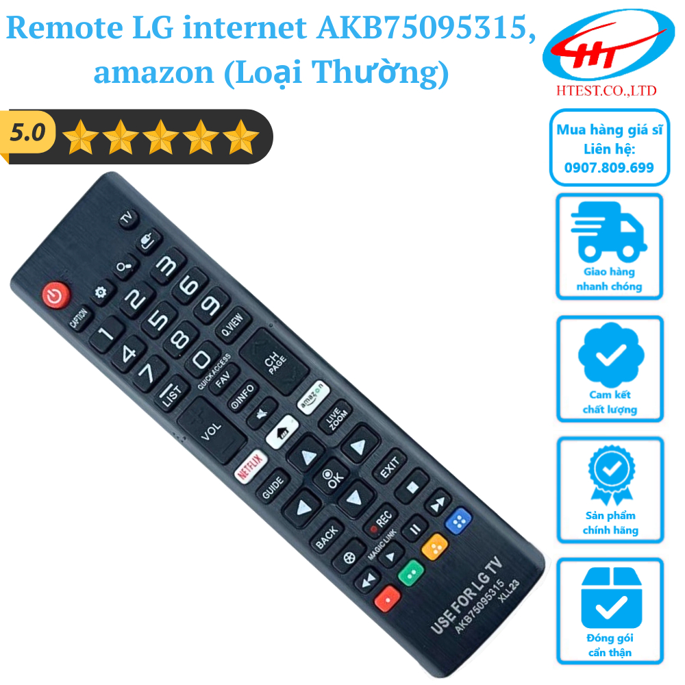 [AKB75095315] Remote Điều Khiển TV LG Thông Minh AKB75095315 (Kèm Pin AAA )