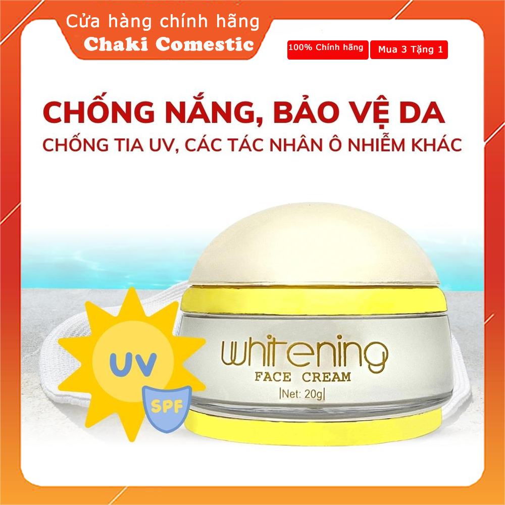 Kem Face Pháp Mềm Acosmetics, Dưỡng Trắng Da Mặt 20g