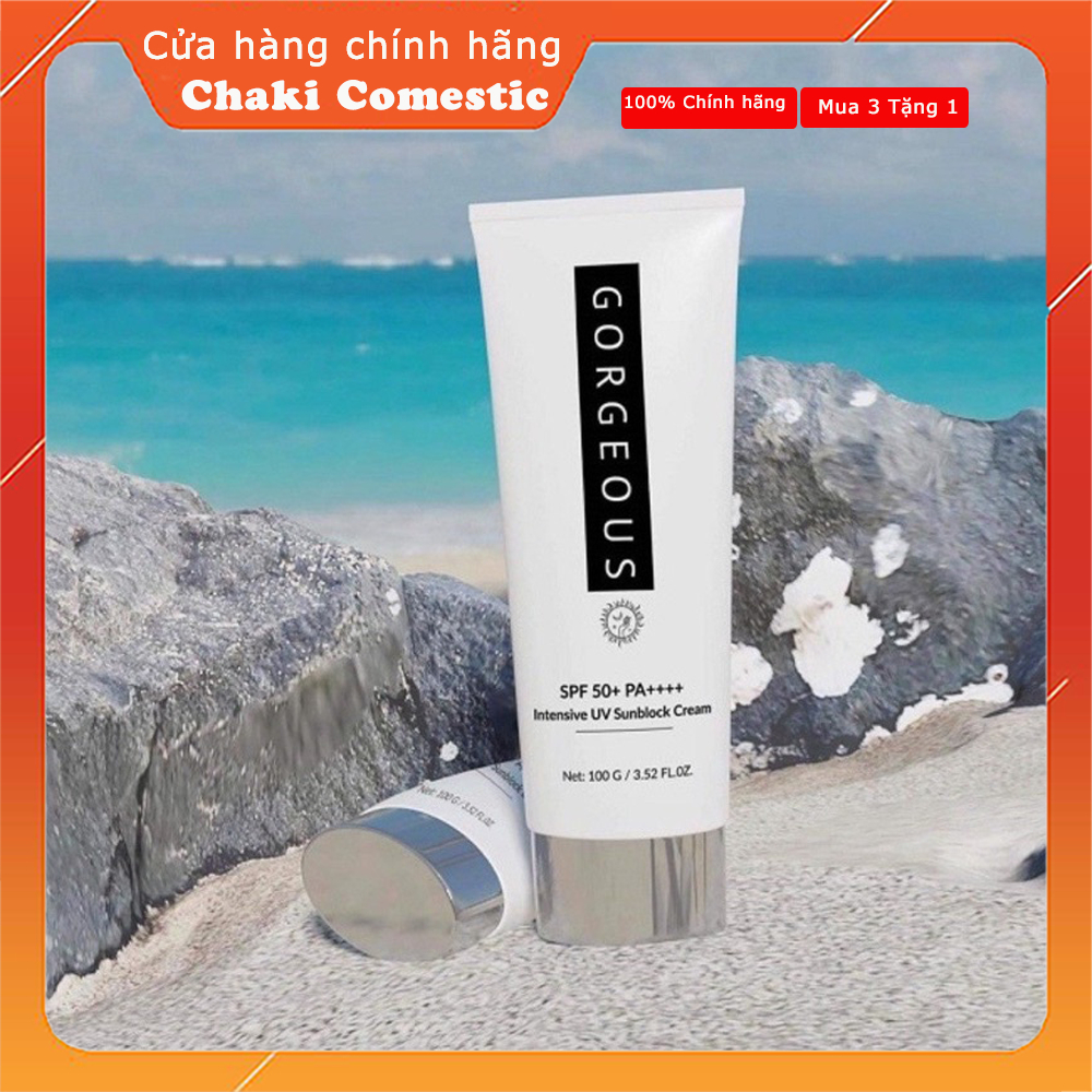 Kem Chống Nắng GORGEOUS MÚI XÙ Chính Hãng 50g - 100g Giảm Giá + Khuyến Mãi Lớn Dịp Này