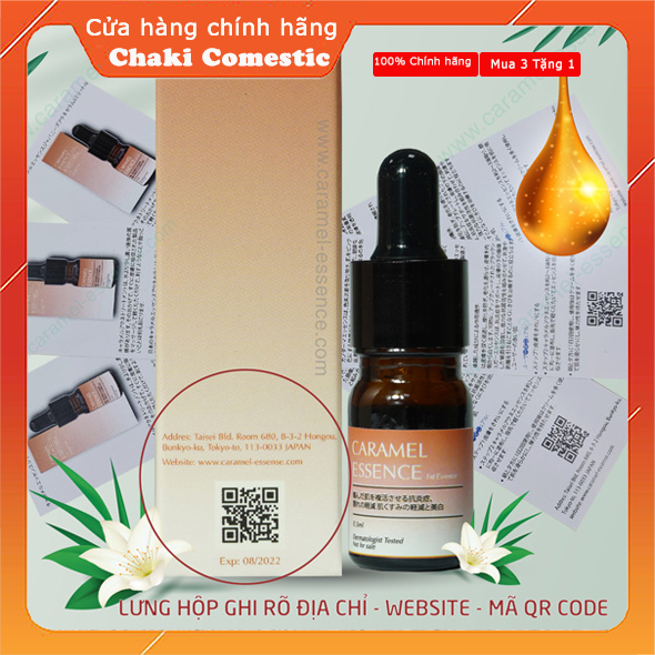 Serum Mụn Caramel Essence,serum Giảm Thâm Mụn Cho Làn Da Trắng Sáng Se Khít Lỗ Chân Lông - Chính hãng Nhật