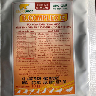 Vitamin Bcomplex C cho chim cảnh