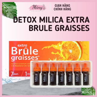 Detox Cam Dứa Milical, Detox giảm cân an toàn 7 Ngày Detox Milica Brule Giảm Mỡ Giúp Cơ Thể Thon Gọn