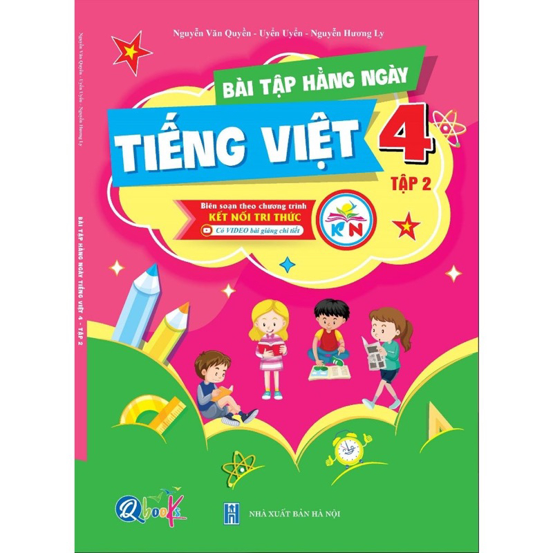 Sách - Combo 4 cuốn Bài tập Hàng Ngày Môn Toán, Tiếng Việt Lớp 4 - Kết Nối Tri Thức Với Cuộc Sống - Cả Năm