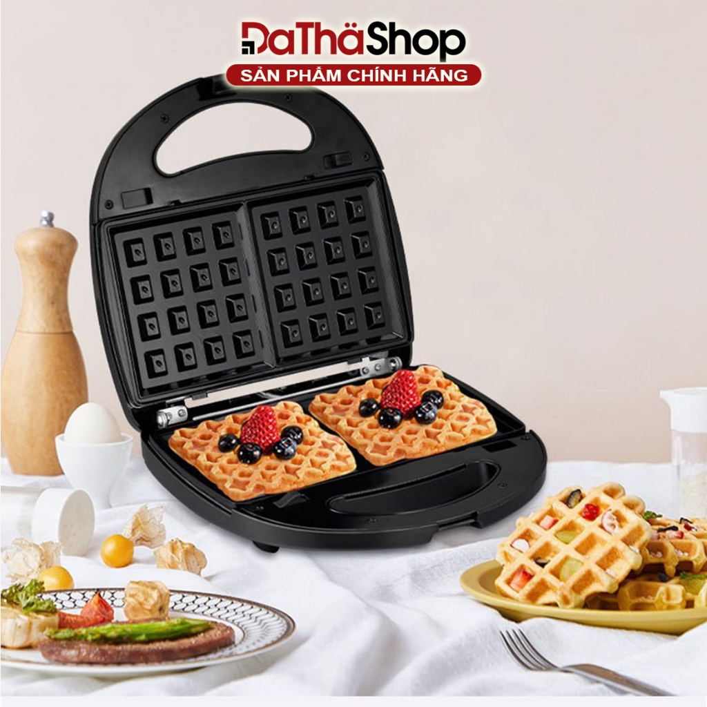 Máy Kẹp Bánh Mì SOKANY 8 Khay Chống Dính Tốt, Công Suất Lớn Tới 800W Giúp Máy Nướng Bánh Nhanh Chóng