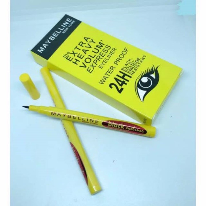 Bút Kẻ Mắt Nước Maybelline Lâu Trôi Chống Nước, Siêu Mảnh 0.1mm