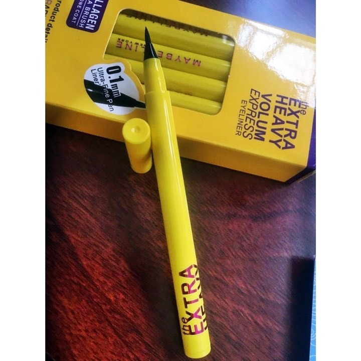 Bút Kẻ Mắt Nước Maybelline Lâu Trôi Chống Nước, Siêu Mảnh 0.1mm