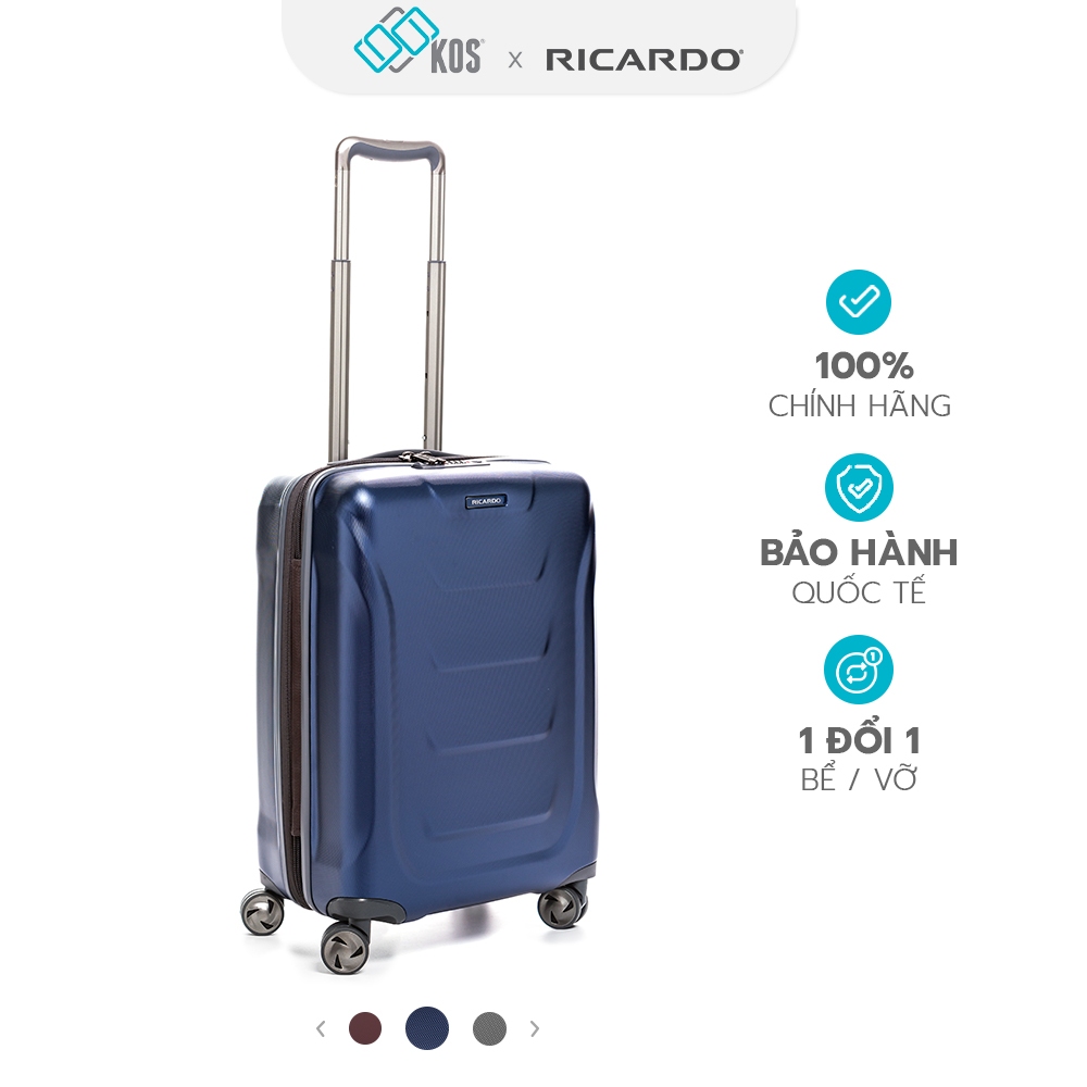 Vali du lịch RICARDO TIOGA HS 2.0 size S  chống trầy xước, chống va đập, thương hiệu Mỹ