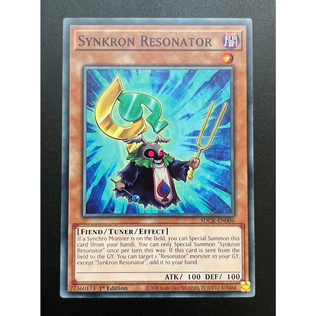 [Thẻ bài Yugioh] - [TCG-UK] - SDCK-EN006 - Synkron Resonator - Common