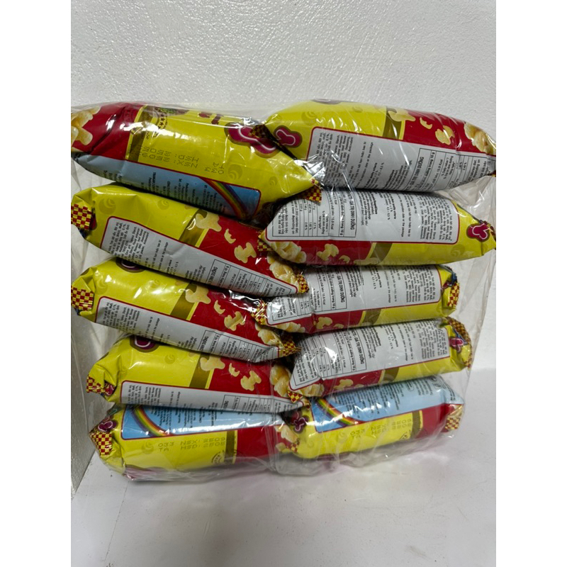 Bịch 10- 20 gói Bim bim Tràng An Teddy bịch to 10 gói/ nhỏ 20 gói 2 vị cua/bò