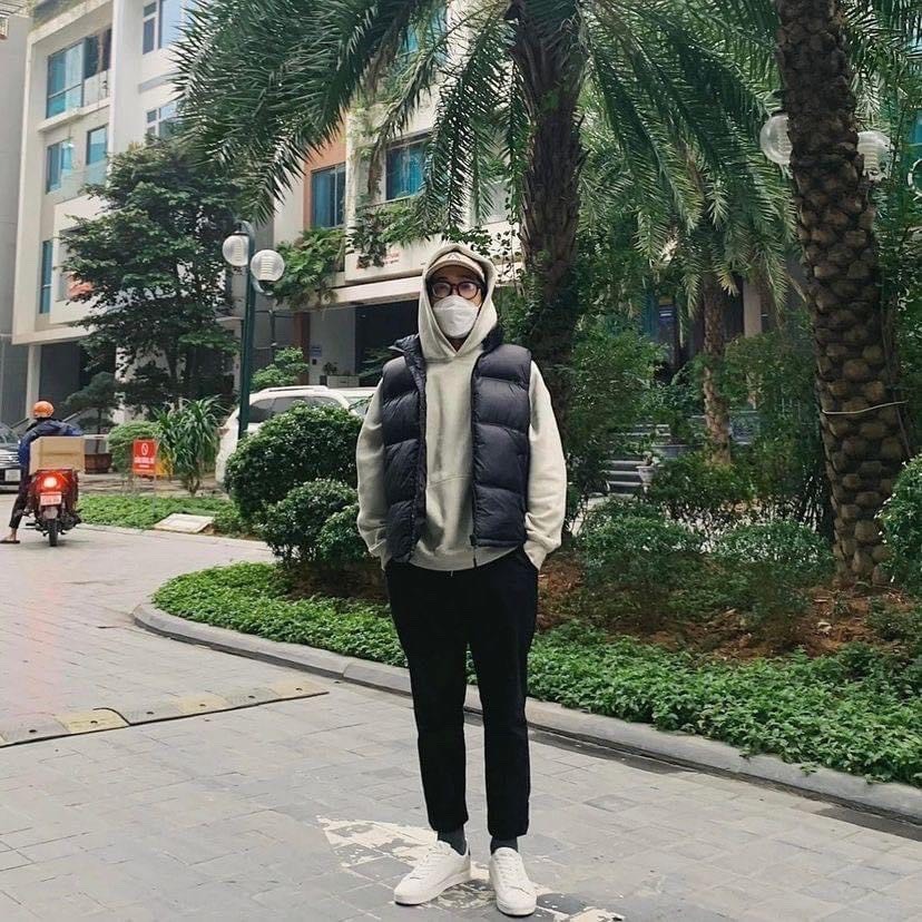 Áo khoác phao Gile DNWR outerwwear ZA.RA Man túi trong lót lông vũ nhẹ nhàng