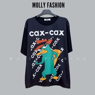Áo thun tay lỡ PERRYCAX form rộng Unisex Freesize dành cho nam nữ Molly Fashion