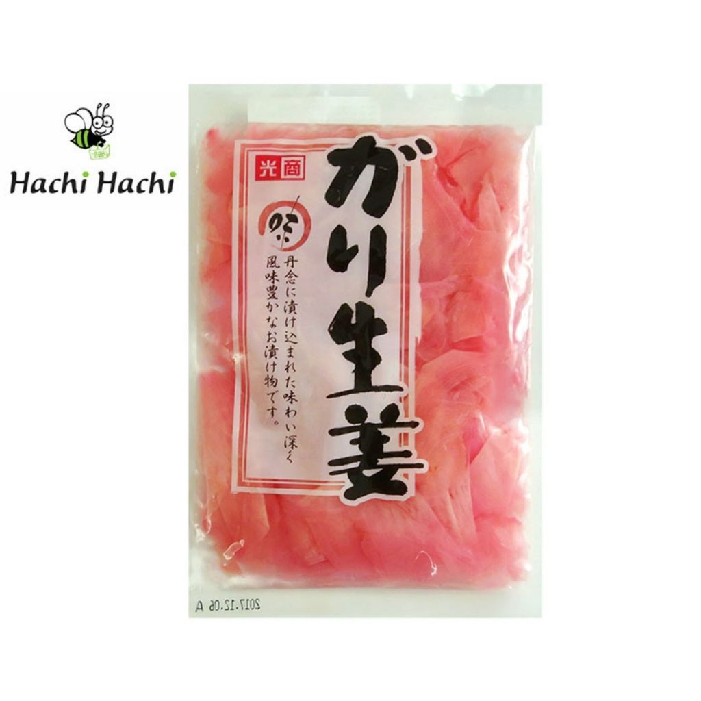 Gừng ngâm chua Gari pink 250g (Ăn kèm sushi, sashimi, takoyaki) - Hachi Hachi Japan Shop