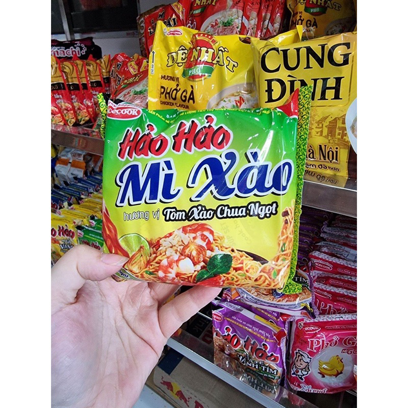 Gói mì hảo hảo xào