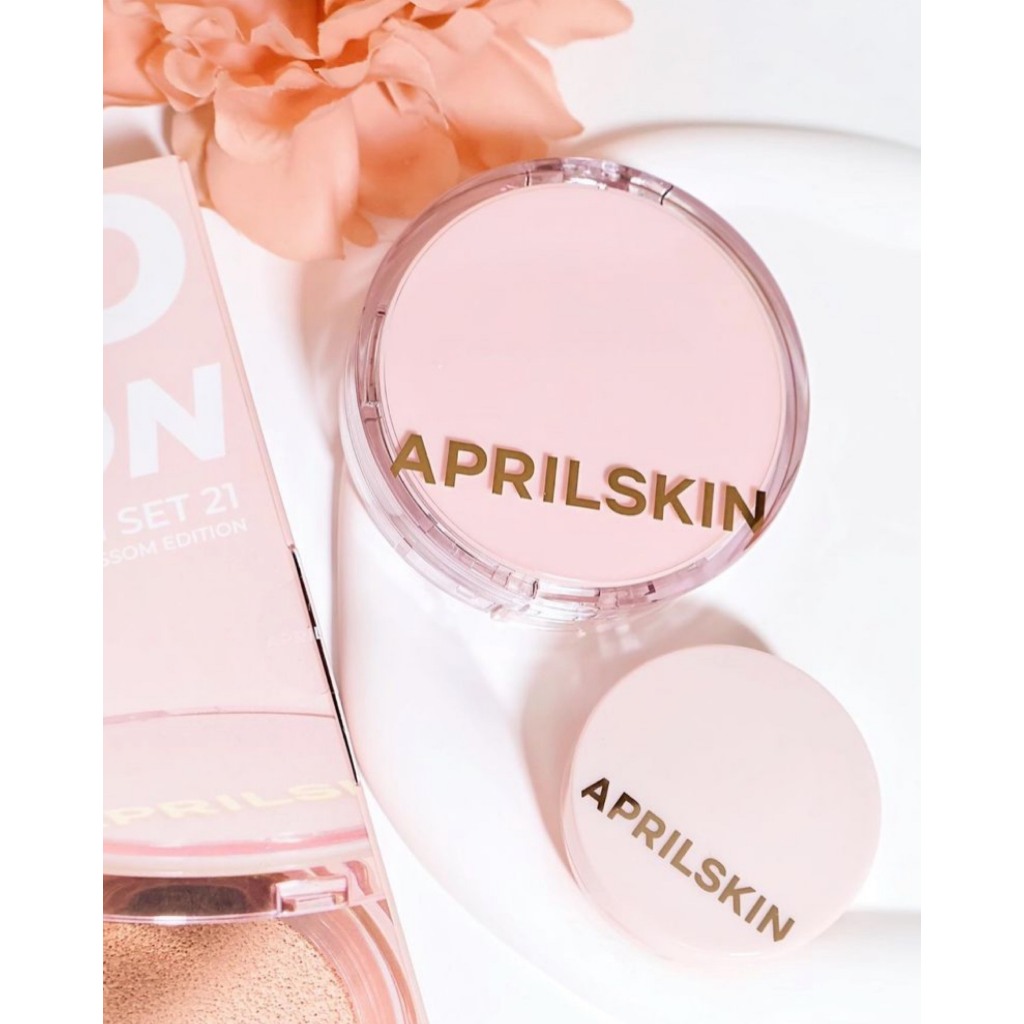 Set Phấn Nước April Skin Blossom Hero Mini Cushion Limited Edition