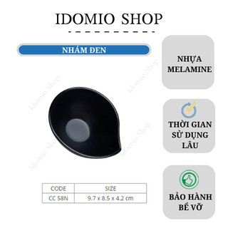 Chén nước chấm đen nhám - cc58n