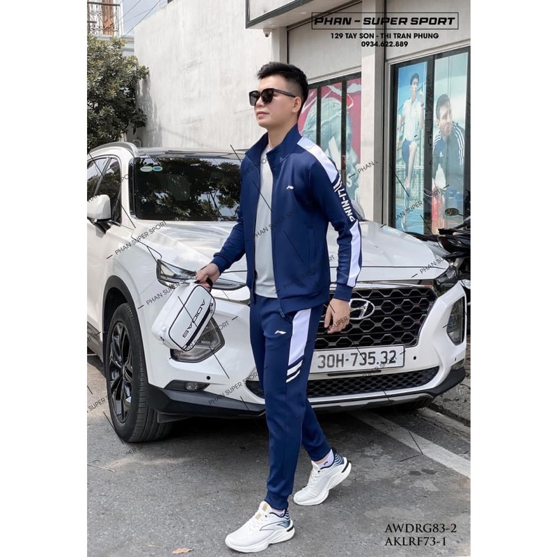 Áo nỉ dài Nam LINING Hàng Xuất