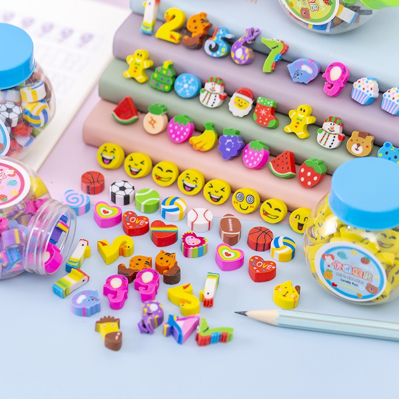 Hộp gôm tẩy mini nhiều mẫu dễ thương