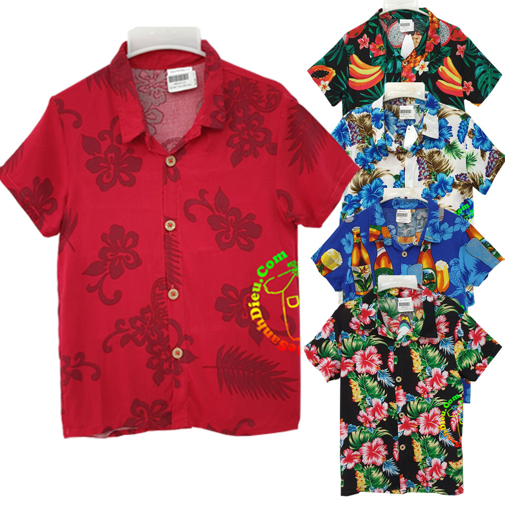 Sơ mi tole  mặc mát nhẹ mùa hè hoặc đi biển hàng VNXK nhiều màu