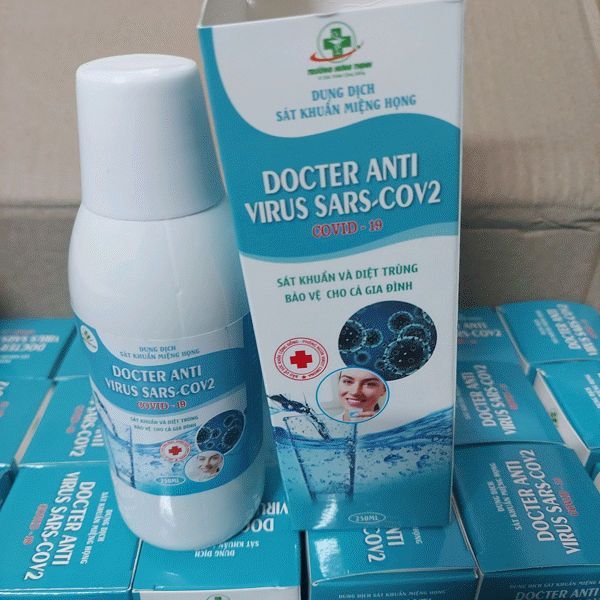 Nước súc miệng Docter Anti virus sars-cov2 250ml