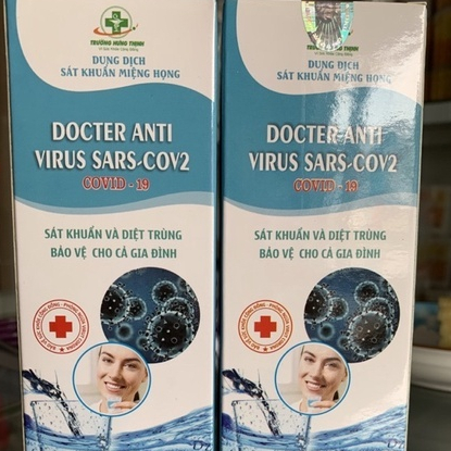 Nước súc miệng Docter Anti virus sars-cov2 250ml