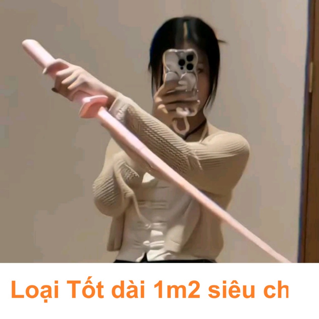 Đồ chơi Cosplay kiem Katana en hóa trang ninja hồng PINK Samurai Demon Slayeloại tốt 1m2 siêu chất 1421 1-2