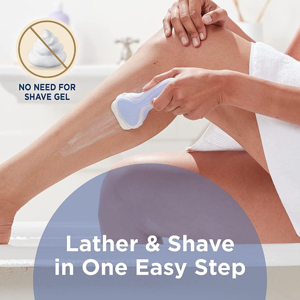 Đầu lưỡi rời thay thế cho dao cạo nữ có đầu bơ Schick intuition island berry/ sensitive care refill