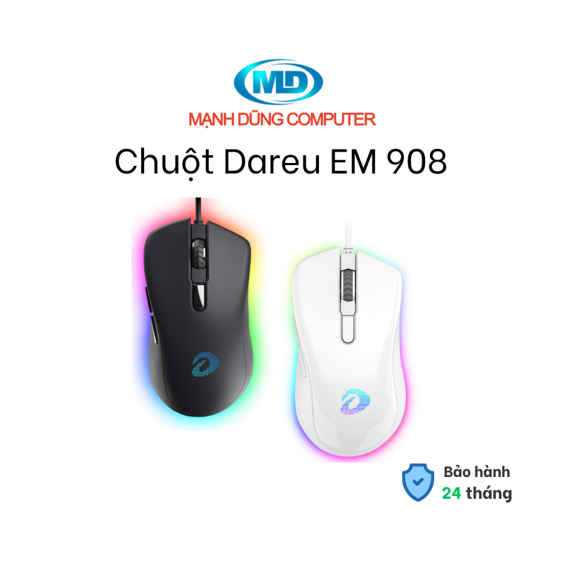 Chuột Dareu EM908  - Chính hãng bảo hành 24 Tháng